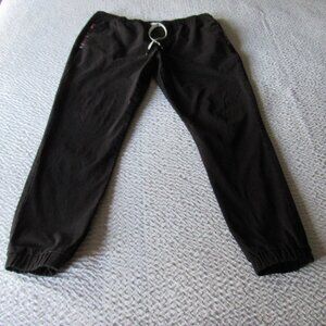 Wowie XL Men’s Pants Jogger Colorful Stripe Black Southwest Colors